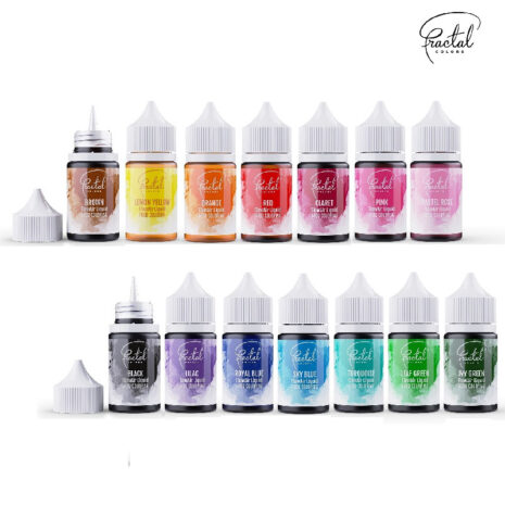 Promo 6+1 Coloranti Fractal Colorante Alimentare Per Aerografo  30g