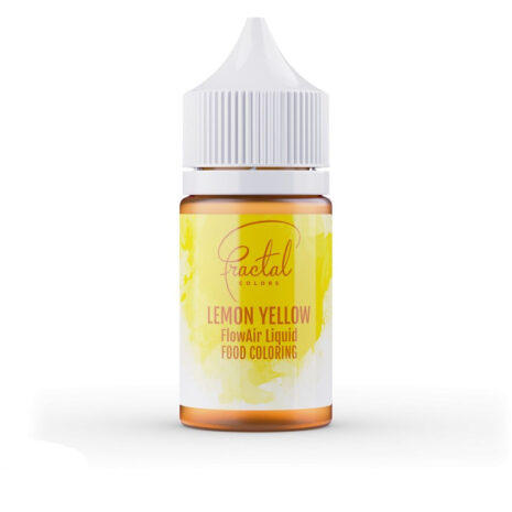 Colorante Fractal Colorante Alimentare Per Aerografo Colore Giallo Limone 30g