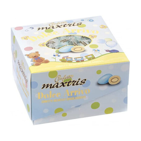 Maxtris Confetti Dolce Arrivo Celeste, Cioccolato 500gr