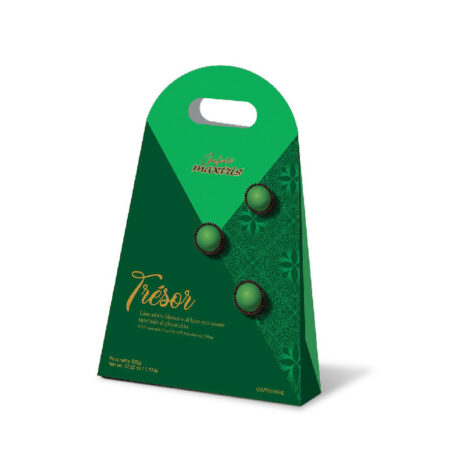 Maxtris Trèsor Verde  Cioccolato Bianco e al Latte al Pistacchio 500g
