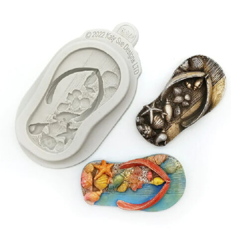 Stampo in silicone alimentare forma Sandali da spiaggia- Katy Sue