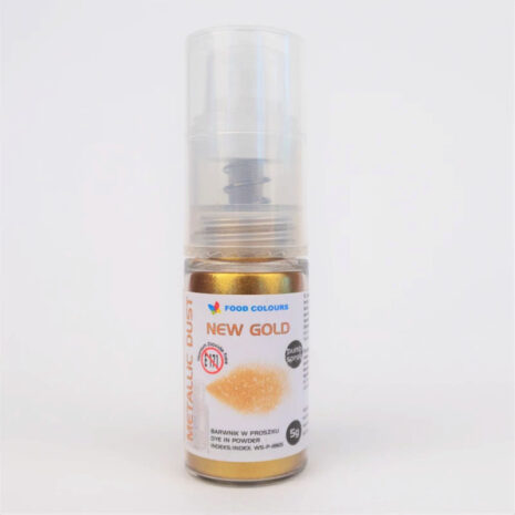 COLORANTE PUMP ALIMENTARE IN POLVERE ORO PERLATO METALIZZATO 5G