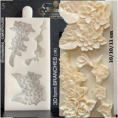 3D molds MoleekS Stampo in silicone 3 Rami