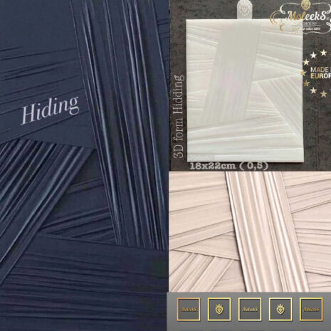 3D molds MoleekS  "Hidding Molde "Stampo professionale in silicone alimentare