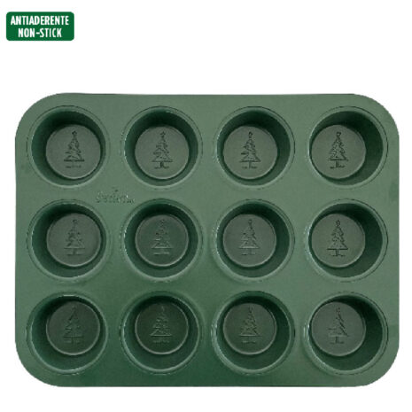 Stampo muffin celebration Verde 0080257