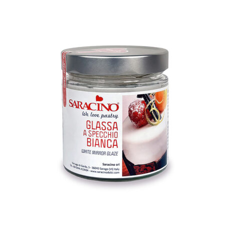 Saracino Glassa a Specchio Colore Bianco 350g