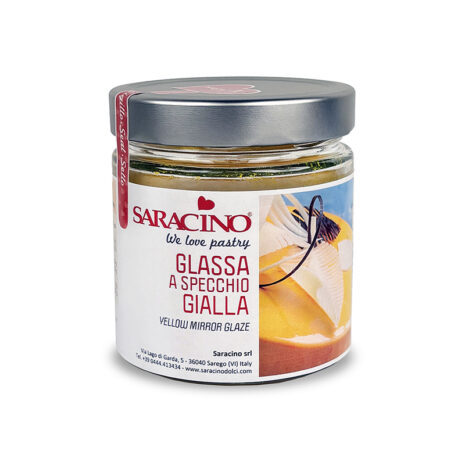 Saracino Glassa a Specchio Colore Giallo 350g