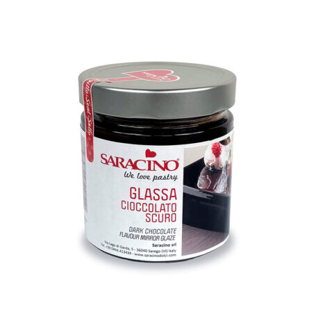 Saracino Glassa a Specchio Cioccolato Fondente 350g