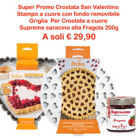 Kit Crostata San Valentino alla Fragola