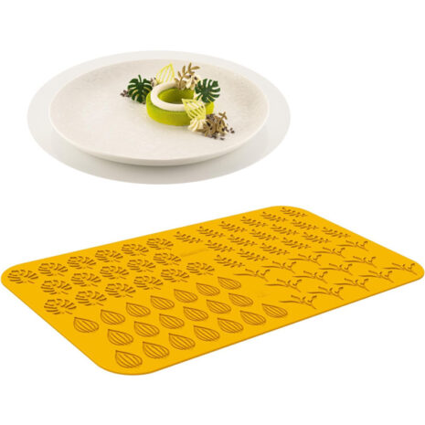 Giardino Stampo in Silicone per Decorazioni in Pasticceria e Cucina Silikomart