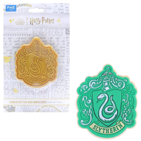 PME HPH411 Harry Potter Tagliabiscotti ad Impressione, Stemma Slytherin