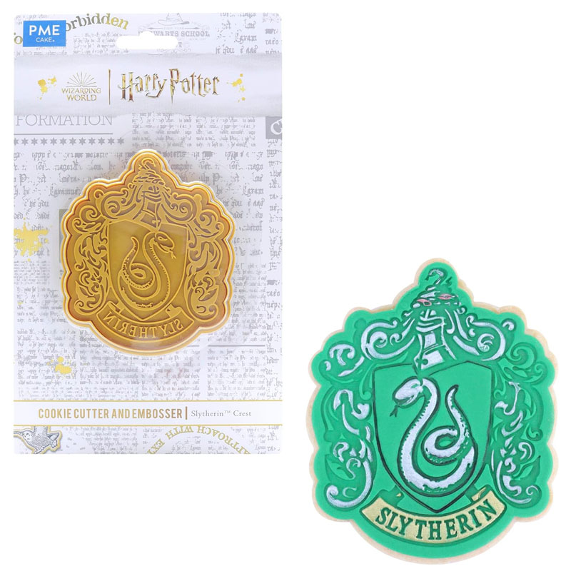 PME HPH411 Harry Potter Tagliabiscotti ad Impressione, Stemma Slytherin