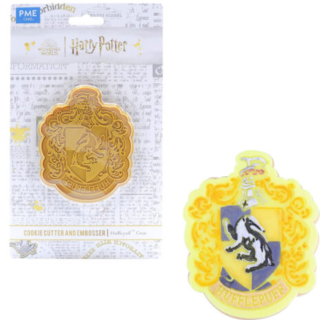 PME HPH411 Harry Potter Tagliabiscotti ad Impressione, Stemma Hufflepuff