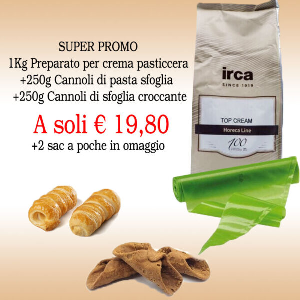 Offerta Speciale Cannoli e Crema Pasticcera