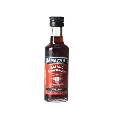 Bottiglietta di Amaro Ramazzotti da 3cl