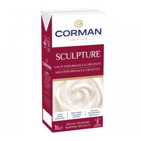 Panna Sculpture Crema per stuccare 1L Corman