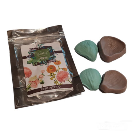 Venatore in silicone 2 petali di rosa- ITA Hand Made