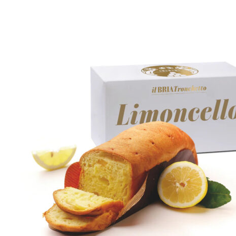 Bonci Bria Tronchetto Limoncello 500g - Scorza di Limone Candita e Liquore al Limoncello IGP di Sorrento
