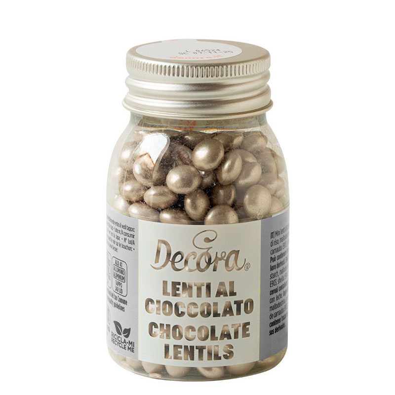 Mini lenti al cioccolato al latte Argento 80g