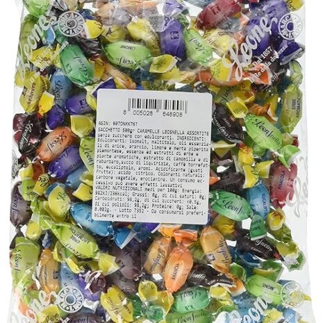 Leonsnella Caramelle senza Zuccheri Assortite - 500 g