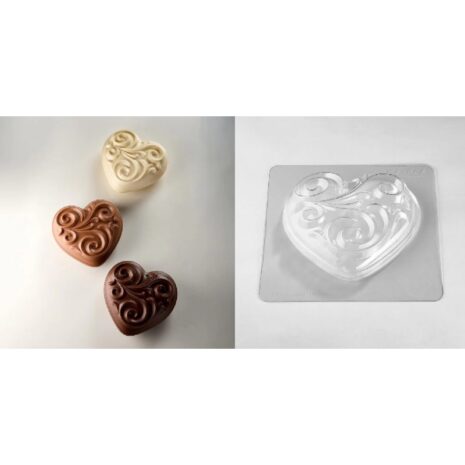 Pavoni Kit Barocco KT222 Stampo termoformato 15x15cm H6,5cm - Kit x 2