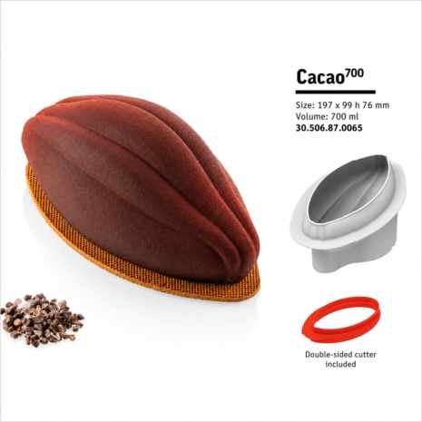 CACAO 700 Silikomart – Stampo Silicone Professionale Frutta Realistica