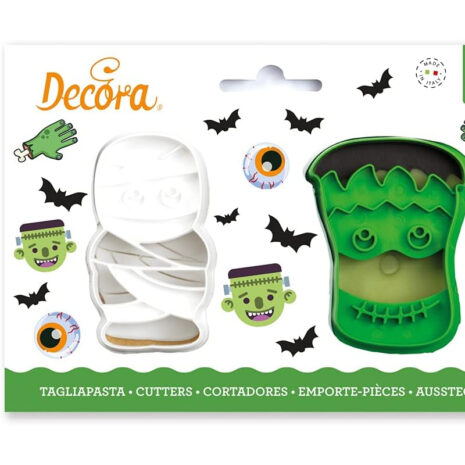 Decora Set 2 Tagliapasta Monsters in Plastica – Cod. 0255092