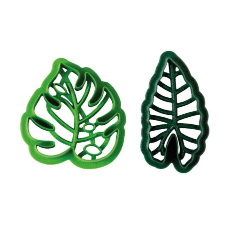 Tagliapasta Foglie Tropicali Decora in Plastica – Set 2 Pezzi