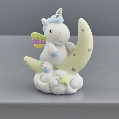 Unicorno Arcobaleno Celeste Medio – Kit da 6 pezzi
