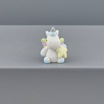 Unicorno Arcobaleno Celeste Mini – Kit da 12 pezzi