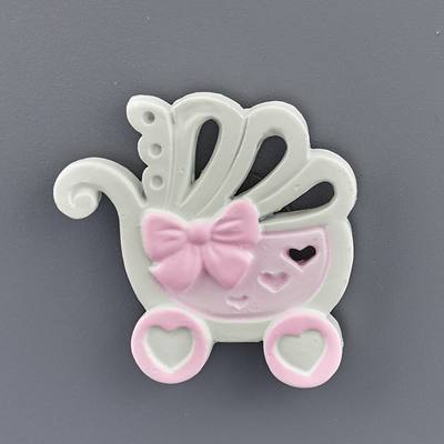 Magnete Piatto Carrozzina Rosa – Kit da 12 pezzi