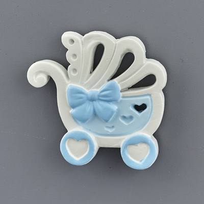 Magnete Piatto Carrozzina Celeste – Kit da 12 pezzi