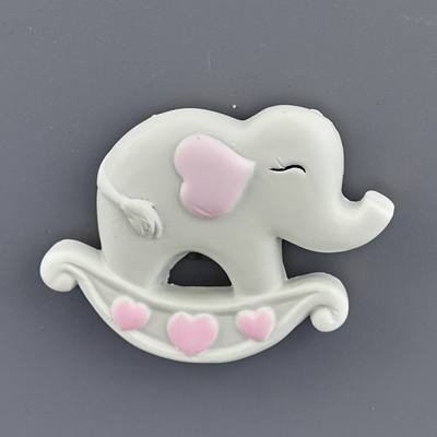 Magnete Elefantino Dondolo Rosa – Kit da 12 pezzi