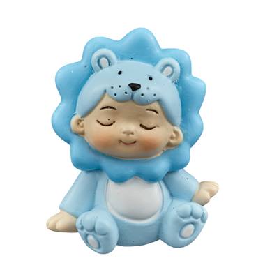 Magnete Baby Leoncino Celeste – Kit da 12 pezzi