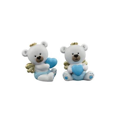 Soggetto Orsetto con Ali Celeste 2 Assortiti – Kit da 12 pezzi