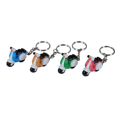 Portachiavi Motorino 4 Assortiti – Kit da 12 pezzi