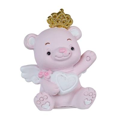 Orsetto Rosa con Cuore Piccolo – Kit da 12 pezzi