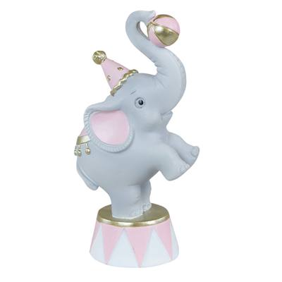 Circus Elefante Rosa su Pedana – Kit da 8 pezzi