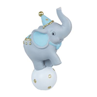 Circus LED Elefante Celeste su Pallone – Kit da 8 pezzi