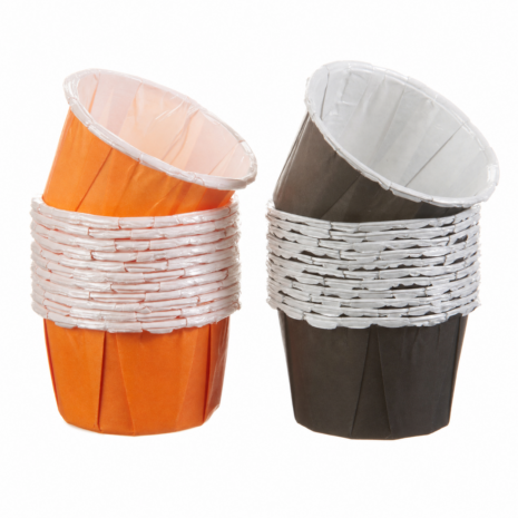 Pirottini Mini Halloween Wilton Neri e Arancioni – 24 Pezzi