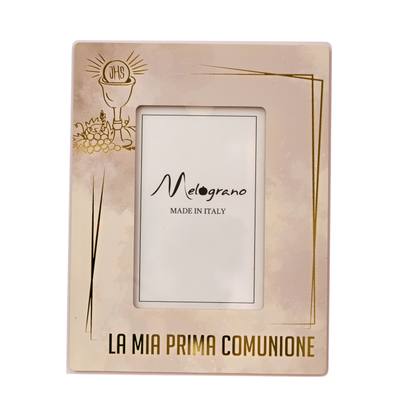 Bomboniera Comunione Oro Calice Portafoto Medio 10x15 - Kit 6 pezzi