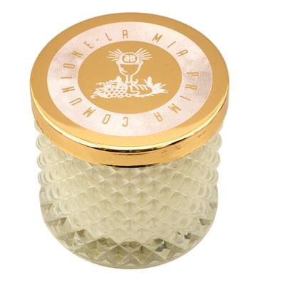 Bomboniera Comunione Oro Calice Candela Diamond Media - Kit 6 pezzi