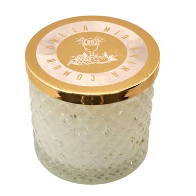 Bomboniera Comunione Oro Calice Candela Diamond Grande - Kit 6 pezzi
