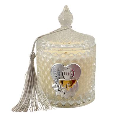 Bomboniera Comunione Candela Diamond Pc. - Kit 6 pezzi