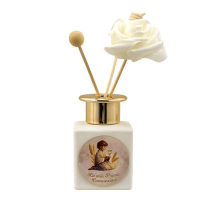 Bomboniera Comunione Oro Bimbo Profumatore Bottiglia 100 ml - Kit 6 pezzi