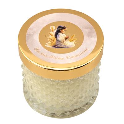 Bomboniera Comunione Oro Bimba Candela Diamond Piccola - Kit 6 pezzi