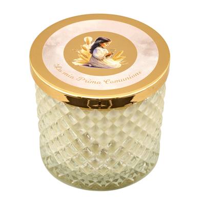Bomboniera Comunione Oro Bimba Candela Diamond Grande - Kit 6 pezzi